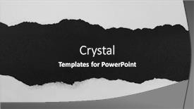  Presentation with black paper - Beautiful PPT theme featuring ripped-paper-on-black-background backdrop and a black colored foreground
