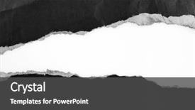  Presentation with advertising - Beautiful theme featuring ripped paper space for advertising backdrop and a dark gray colored foreground