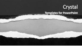  Presentation with space - Slides having ripped paper space for copy background and a dark gray colored foreground