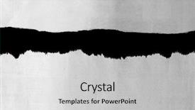  Presentation with space - Amazing PPT theme having ripped paper space for copy backdrop and a light gray colored foreground