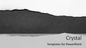  Presentation with rip paper - Colorful presentation design enhanced with ripped paper space for copy backdrop and a light gray colored foreground