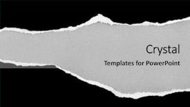  Presentation with rip paper - Theme with ripped paper space for copy background and a light gray colored foreground