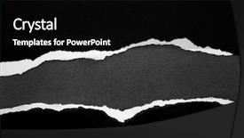  Presentation with rip paper - Audience pleasing presentation design consisting of ripped paper space for copy backdrop and a black colored foreground