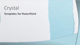  Presentation with abstract blue texture - Slide set featuring ripped-up-pieces-of-white background and a white colored foreground