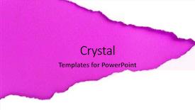  Presentation with torn paper - Slide set enhanced with ripped white paper background and a lilac colored foreground