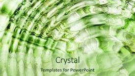  Presentation with ripple effect - Colorful theme enhanced with ripple effect - bright abstract green water background backdrop and a mint green colored foreground