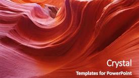  Presentation with ripple effect - Slides having ripple effect - fiery waves in the stone background and a crimson colored foreground