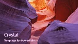  Presentation with colorful - Slides with ripple effect - glowing colorful underground corridor famous background and a violet colored foreground