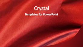  Presentation with abstract and red - Amazing PPT layouts having ripple effect - red silk - abstract textile backdrop and a crimson colored foreground
