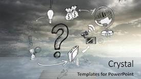  Presentation with bridge over troubled water - Amazing PPT theme having tulips pink soft image pink backdrop and a gray colored foreground