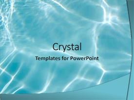 Rippled Pattern Of Clean Water PPT template 6 | CrystalGraphics