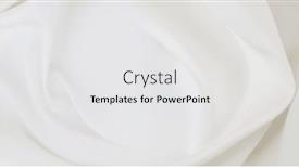  Presentation with rippled white silk - Slides enhanced with rippled-white-silk-fabric-texture background and a white colored foreground