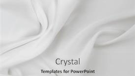  Presentation with rippled white silk - PPT layouts having rippled-white-silk-fabric-texture background and a light gray colored foreground