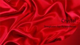  Presentation with ripples - Cool new PPT layouts with ripples in red silk backdrop and a crimson colored foreground