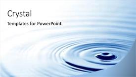  Presentation with ripple - Slide set enhanced with ripples in water background and a white colored foreground