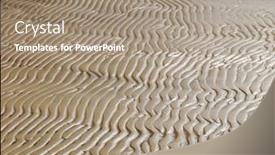  Presentation with ripples - Slide set featuring ripples-made-by-tide background and a  colored foreground