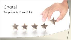  Presentation with classification - Presentation having rise-on-increasing-five-stars background and a white colored foreground