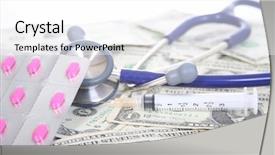  Presentation with cost - Presentation design consisting of one dart in the centre of the dartboard note slight blurriness best at smaller sizes background and a gray colored foreground