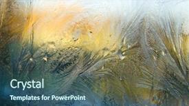  Presentation with temperature - Slides enhanced with rising temperature - ice on a window background and a ocean colored foreground