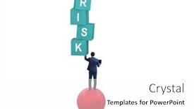  Presentation with risk management - PPT layouts featuring risk-management-concept-with-balancing background and a white colored foreground