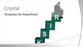  Presentation with risk management - Slide set having risk-management-concept-with-businessman background and a white colored foreground
