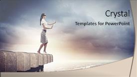  Presentation with construction management - Presentation theme enhanced with game of tic tac toe background and a mint green colored foreground