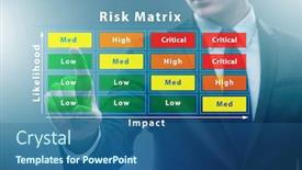  Presentation with impact - PPT layouts featuring risk-matrix-concept-with-impact background and a ocean colored foreground
