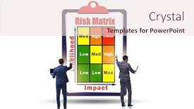  Presentation with impact - Audience pleasing theme consisting of risk-matrix-concept-with-impact backdrop and a lemonade colored foreground