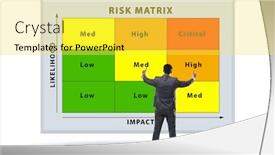  Presentation with impact - Beautiful presentation featuring risk-matrix-concept-with-impact backdrop and a yellow colored foreground