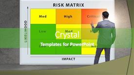  Presentation with impact - Presentation having risk-matrix-concept-with-impact background and a shamrock green colored foreground