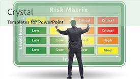  Presentation with impact - Theme consisting of risk-matrix-concept-with-impact background and a mint green colored foreground