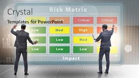  Presentation with impact - Slide set consisting of risk-matrix-concept-with-impact background and a light gray colored foreground