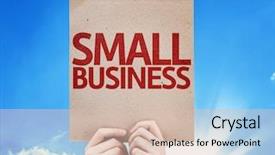  Presentation with business card - Slides consisting of risk operations - small business card with beautiful background and a lemonade colored foreground