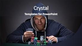  Presentation with rfid cards - PPT layouts with risk reward - young man wearing a hoodie background and a dark gray colored foreground