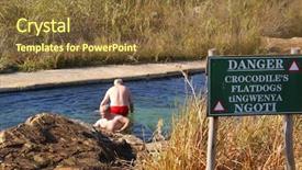  Presentation with risk - Amazing presentation design having risk backdrop and a tawny brown colored foreground