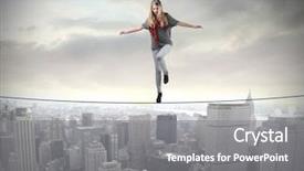  Presentation with woman tied rope sexual - Amazing slides having beautiful woman standing backdrop and a gray colored foreground