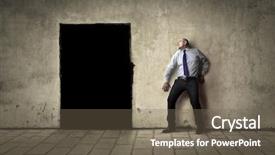  Presentation with that way your way - Presentation design consisting of risky - black way background and a violet colored foreground