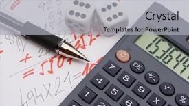  Presentation with risk alert - Colorful PPT layouts enhanced with risk calculation backdrop and a light gray colored foreground