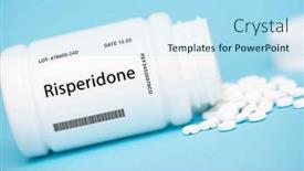  Presentation with bipolar disorder - Theme enhanced with risperidone-atypical-antipsychotic-schizophrenia background and a light blue colored foreground