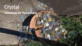  Presentation with sacrifice - PPT theme having ritual sacrifice near petroglyphs background and a gray colored foreground