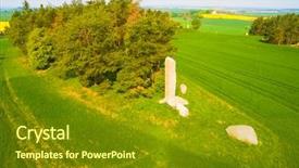  Presentation with fertility - Slide deck enhanced with rituals of fertility treatment mysterious background and a tawny brown colored foreground