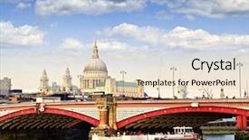  Presentation with paul - Colorful PPT layouts enhanced with thames river - blackfriars bridge st paul's cathedral backdrop and a lemonade colored foreground
