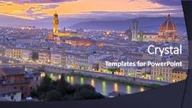 Presentation with river - Amazing slides having river arno in florence italy backdrop and a gray colored foreground