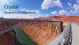  Presentation with navajo - Slides having river colorado separately for transport background and a  colored foreground