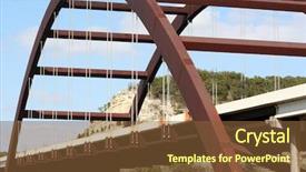  Presentation with austin texas - Cool new slide deck with great symbol of austin texas backdrop and a tawny brown colored foreground