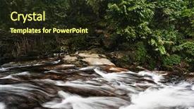  Presentation with river flowing - PPT layouts with flowing through a forest shillong background and a wine colored foreground