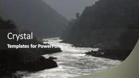  Presentation with india ganges - Beautiful PPT layouts featuring the himalayas in india backdrop and a dark gray colored foreground