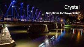  Presentation with chiang mai - Audience pleasing PPT layouts consisting of river in chiang mai thailand backdrop and a  colored foreground