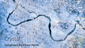  Presentation with winter river - Beautiful PPT layouts featuring river-in-winter-forest backdrop and a light blue colored foreground