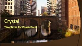  Presentation with united - Beautiful slide set featuring river irwell manchester uk backdrop and a tawny brown colored foreground